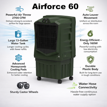 Bonaire Air Force 60 Air Cooler, 2700 CFM