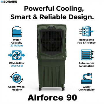 Bonaire Air Force 90 Air Cooler, 3000 CFM