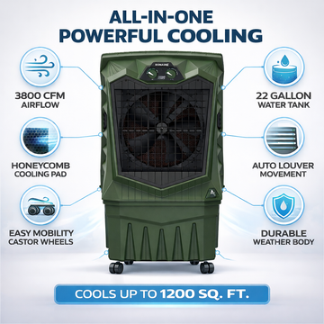 Bonaire Air Force 95 Air Cooler, 3800 CFM