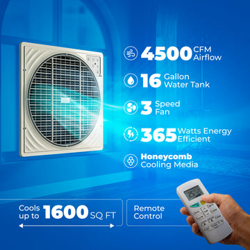 Bonaire Durango 4500 CFM Window Evaporative Air Cooler (with Motor)